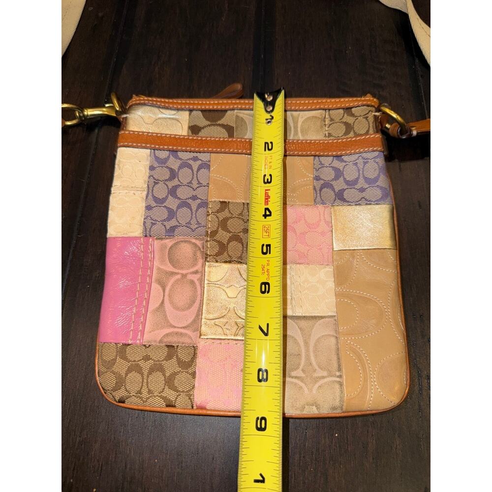 Coach Signature Patchwork Crossbody Bag - Gem